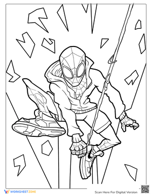 Spider Verse Spider Man With Web Shooter