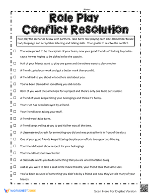 Role Play Conflict Resolution