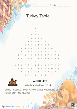 Turkey Table