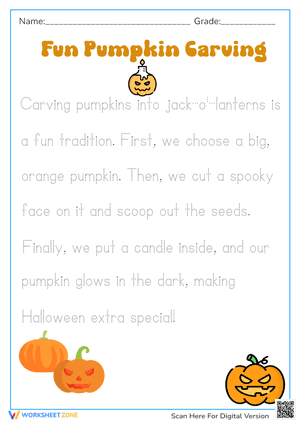 Fun Pumpkin Carving Tradition