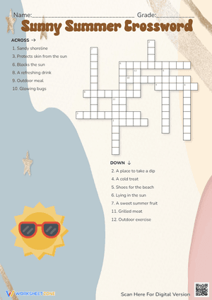 Sunny Summer Crossword