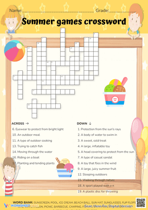 Summer Games Crossword