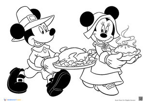 Mickey and Minnie Thanksgiving Dinner