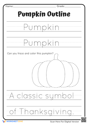 Pumpkin Outline