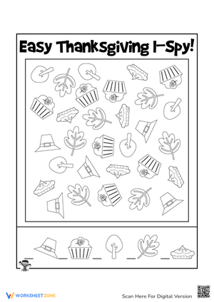 Easy Thanksgiving I Spy Game 2