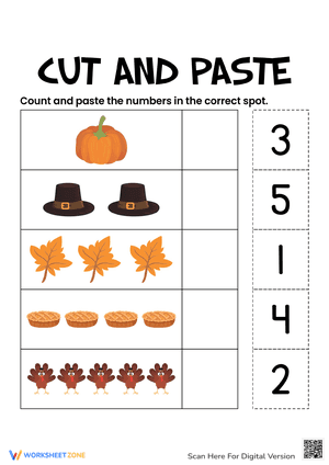 Thanksgiving Count & Paste