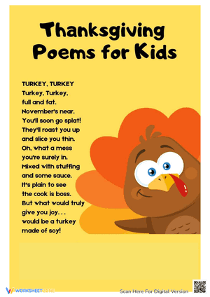 Thanksgiving Poems for Kids 2
