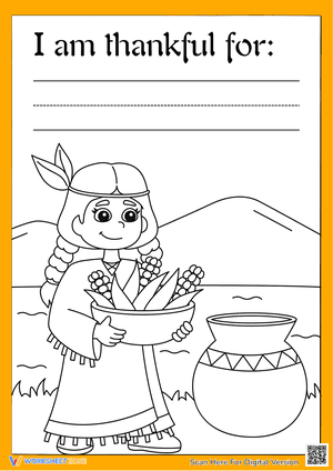 A Grateful Kids Thanksgiving Coloring and Gratitude 12