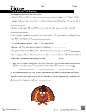 Science of Thanksgiving