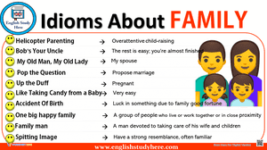 Idioms About Family