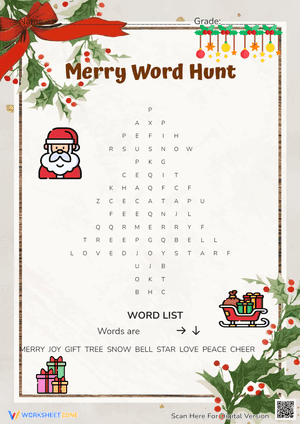 Merry Word Hunt