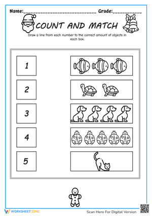 Count and Match Animals