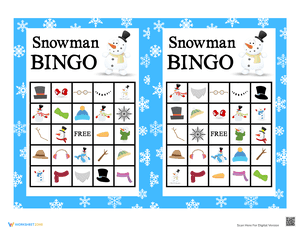 Snowman Bingo 1