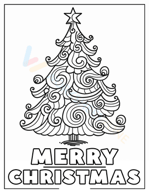 Christmas Tree Merry Christmas Card