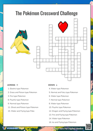 The Pokémon Crossword Challenge