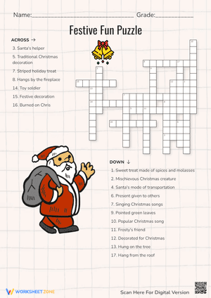 Festive Fun Crossword Puzzle