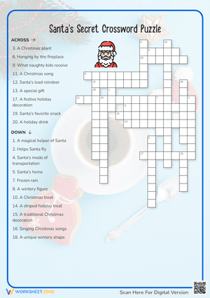 Santa's Secret Crossword Puzzle