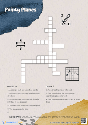 Pointy Planes Crossword Puzzle