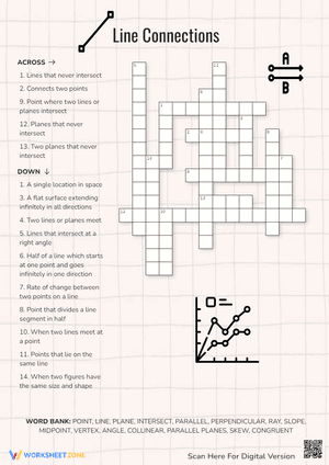 Line Connections Crossword Puzzle