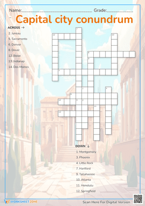 Capital city conundrum Crossword Puzzle 