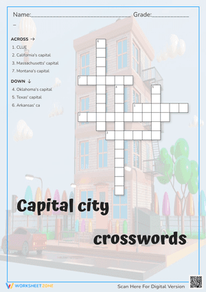 Capital city crosswords