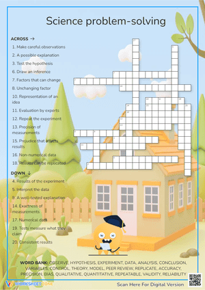 Science Problem-Solving Crossword Puzzle