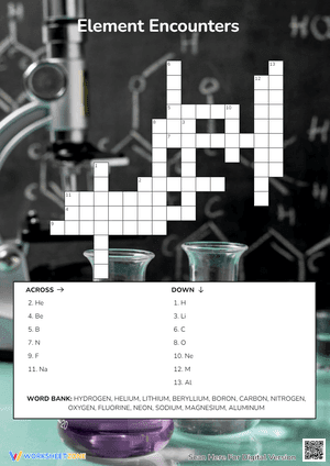 Element Encounters Crossword Puzzle