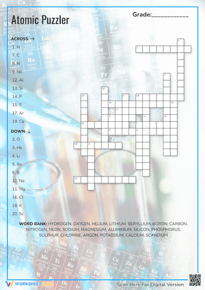 Atomic Crossword Puzzler