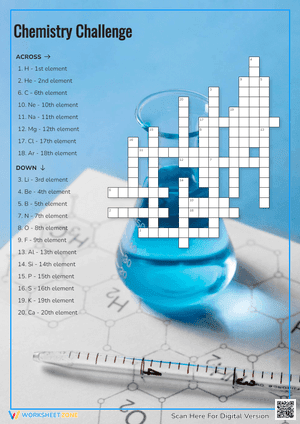 Chemistry Challenge Crossword Puzzle