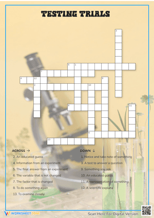 Testing Trials Crossword Puzzle