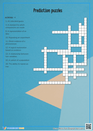 Prediction Puzzles Crossword Puzzle