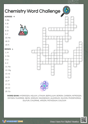 Chemistry Crossword Challenge