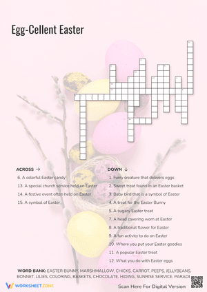 Egg-Cellent Easter Crossword Puzzle