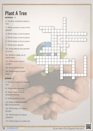 Plant A Tree Crossword Puzzle