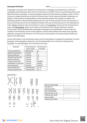 Karyotype Practice