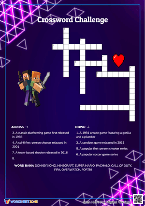 Crossword Challenge Puzzle