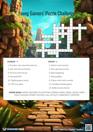 Young Gamers' Puzzle Challenge