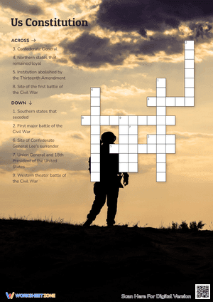Us Constitution Crossword Puzzle