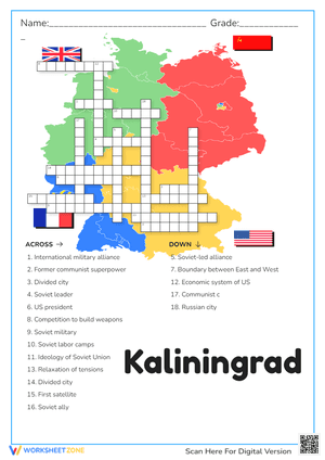 Kaliningrad Crossword Puzzle