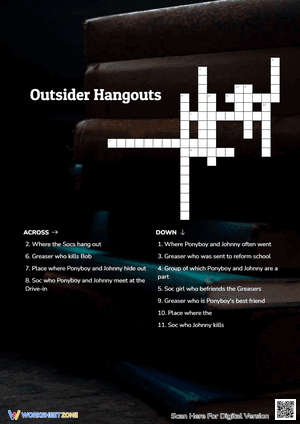 Outsider Hangouts Crossword Puzzle