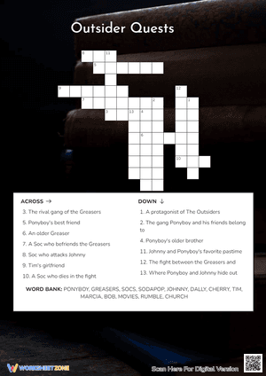 Outsider Quests Crossword Puzzle