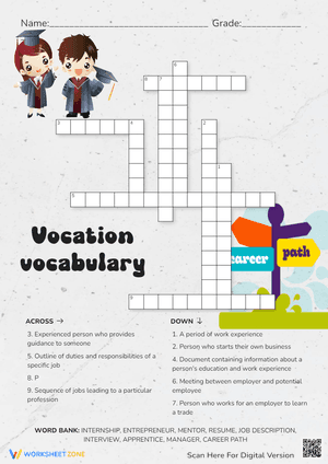 Vocation vocabulary