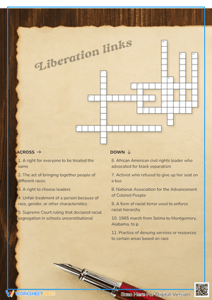 Liberation links Crossword Puzzle