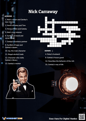 Nick Carraway Crossword Puzzle