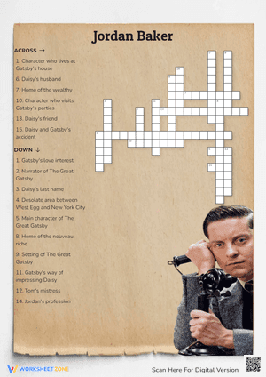 Jordan Baker Crossword Puzzle
