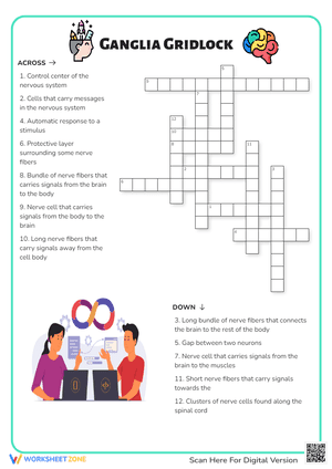 Ganglia Gridlock Crossword Puzzle