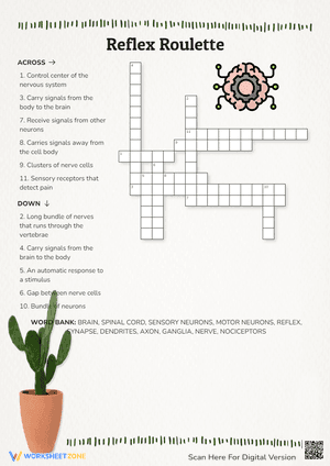 Reflex Roulette Crossword Puzzle