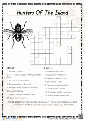 Hunters Of The Island Crossword Puzzle