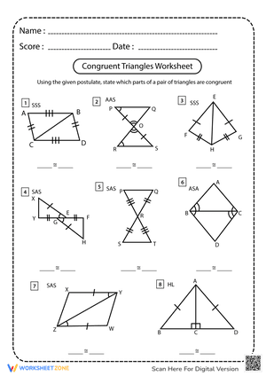 Congruent Triangles 3