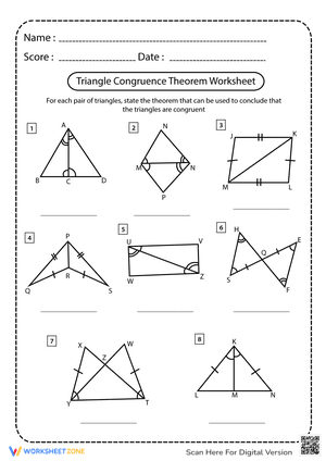 Triangle Congruence Theorems